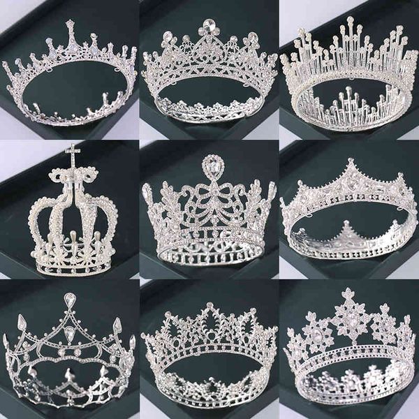 fashion silver color pearls round crowns crystal rhinestone princess diadems wedding bridal hair accessories tiaras head jewelry
fashion silver color pearls round crowns crystal rhinestone princess diadems wedding bridal hair accessories tiaras head jewelry