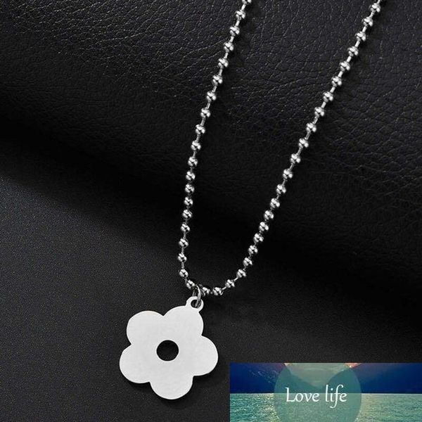 kpop harajuku kawaii choker stainless steel flower beads necklace for women men egirl gothic colar streetwear, Silver
kpop harajuku kawaii choker stainless steel flower beads necklace for women men egirl gothic colar streetwear, Silver