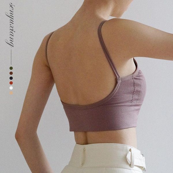 women crop bra tube streetwear sleeveless u-type back seamless sports padded bra bh comfort basic camis tank top, Black;white
women crop bra tube streetwear sleeveless u-type back seamless sports padded bra bh comfort basic camis tank top, Black;white