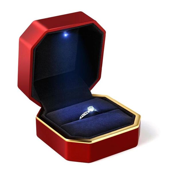 1pc luxury ring leather box with led light engagement wedding rings case boxes red new 2020 dropshipping wholesale, Pink;blue
1pc luxury ring leather box with led light engagement wedding rings case boxes red new 2020 dropshipping wholesale, Pink;blue