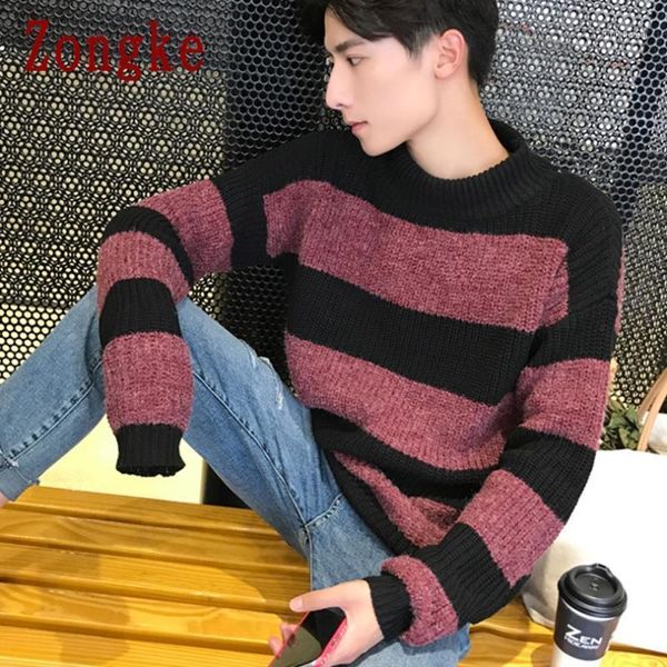 zongke korean stripe sweater men clothing pull sweaters winter men clothes pullover mens coat 2020 autumn winter new -2xl1, White;black
zongke korean stripe sweater men clothing pull sweaters winter men clothes pullover mens coat 2020 autumn winter new -2xl1, White;black