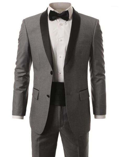 real p grey men black satin shawl lapel terno masculino slim fit groom tuxedos two buttons men suits wedding (jacket+pants)1, White;black
real p grey men black satin shawl lapel terno masculino slim fit groom tuxedos two buttons men suits wedding (jacket+pants)1, White;black