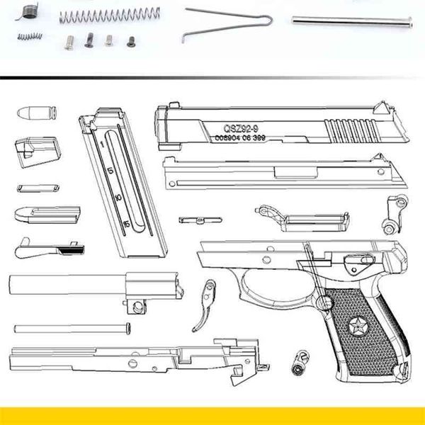 6598231: 2.05 training 92 model metal boy toy simulation alloy gun can be thrown, disassembled and not fired
6598231: 2.05 training 92 model metal boy toy simulation alloy gun can be thrown, disassembled and not fired