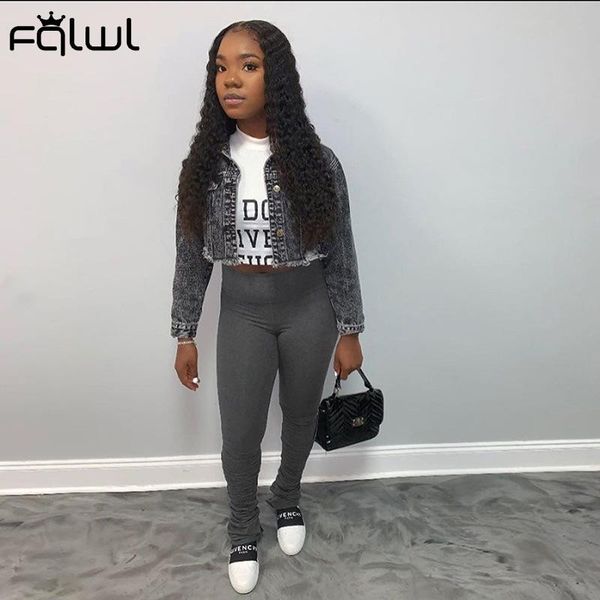 fqlwl streetwear bodycon stacked pants women leggings elastic high waist pants women trousers fall 2020 ruched female, Black;white
fqlwl streetwear bodycon stacked pants women leggings elastic high waist pants women trousers fall 2020 ruched female, Black;white