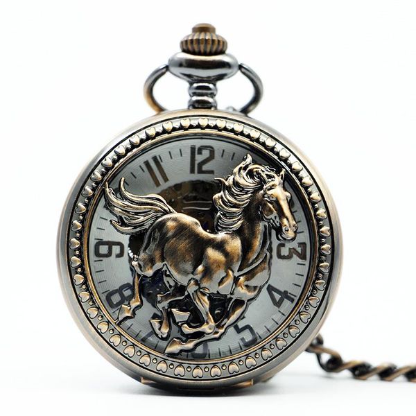 clamshell mechanical man pocket watch horse gallop women gift table rome classic manual hanging table wmtwom, Silver
clamshell mechanical man pocket watch horse gallop women gift table rome classic manual hanging table wmtwom, Silver