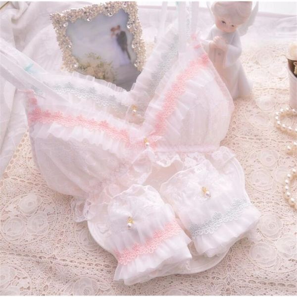 100% real ps good quality lolita cute kawaii bridal white lace padded wireless wire seamless bra panties set rb293 lj201211, Red;black
100% real ps good quality lolita cute kawaii bridal white lace padded wireless wire seamless bra panties set rb293 lj201211, Red;black
