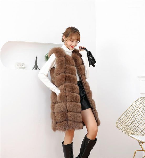 women's fur & faux women 90cm long real vest fashion luxury female gilet autumn winter natural thick warm coat veste1, Black
women's fur & faux women 90cm long real vest fashion luxury female gilet autumn winter natural thick warm coat veste1, Black