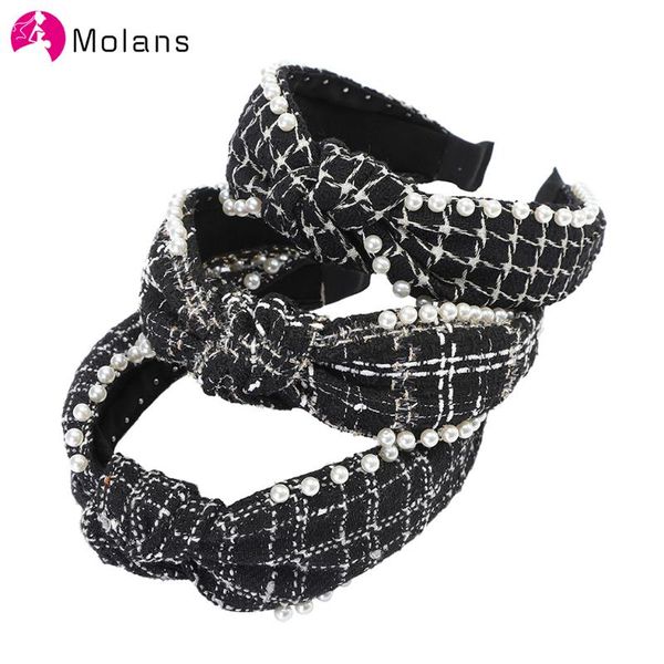 hair accessories molans black knitted headband women pearl wide lattice hairbands girls fashion hoop bezel headdress
hair accessories molans black knitted headband women pearl wide lattice hairbands girls fashion hoop bezel headdress