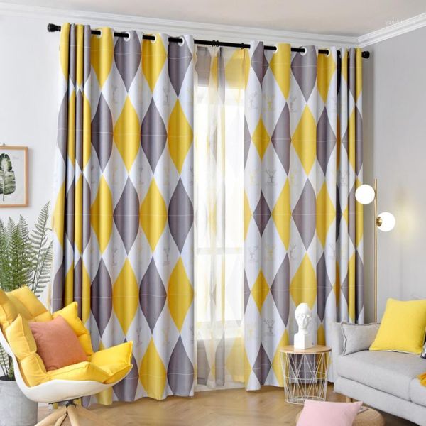 yellow geometric blackout curtains for bedroom kids boy nursery rhombus pink grey french window treatment tende js228c1
yellow geometric blackout curtains for bedroom kids boy nursery rhombus pink grey french window treatment tende js228c1