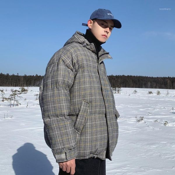winter new thicken plaid jacket men warm fashion parka men retro casual hooded coat man streetwear wild loose cotton jacket1, Black
winter new thicken plaid jacket men warm fashion parka men retro casual hooded coat man streetwear wild loose cotton jacket1, Black