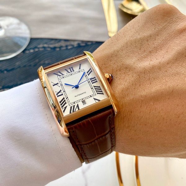 2020 classic tank solo men watches joker leather wristwatches 316l stainless steel square mens watch d3109
2020 classic tank solo men watches joker leather wristwatches 316l stainless steel square mens watch d3109