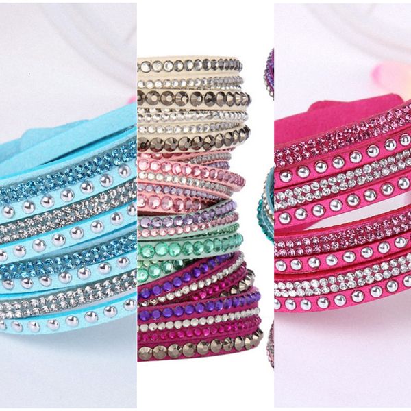 factoryz2a9bracelets new deluxe fashion slake multilayer leather wrap charm bangles with sparkling crystal women sandy beach fine j
factoryz2a9bracelets new deluxe fashion slake multilayer leather wrap charm bangles with sparkling crystal women sandy beach fine j
