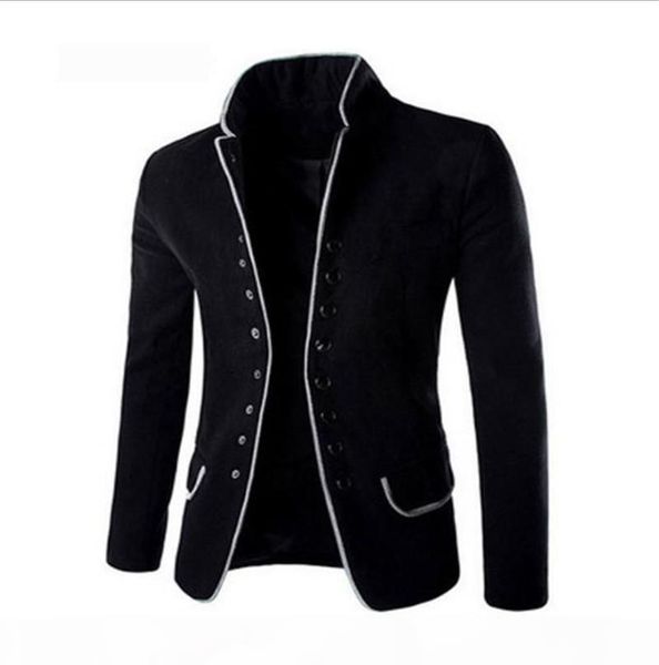 autumn solid mens blazers casual designer mens slim clothing fashion mens outerwears with single breasted, White;black
autumn solid mens blazers casual designer mens slim clothing fashion mens outerwears with single breasted, White;black