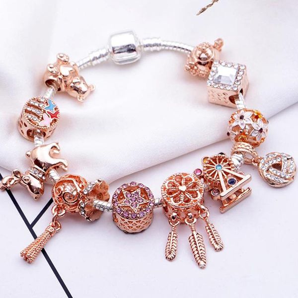 christmas series ferris wheel star beads charm bracelets with snake chain bracelets bangles for women christmas jeweley pulseira, Golden;silver
christmas series ferris wheel star beads charm bracelets with snake chain bracelets bangles for women christmas jeweley pulseira, Golden;silver