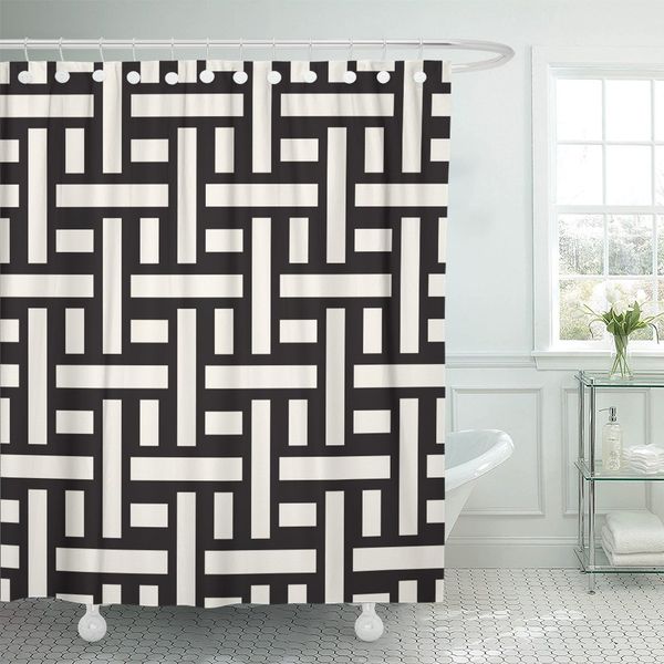 pattern monochrome twill weave abstract geometric black and white shower curtain waterproof polyester 72 x 78 inches set
pattern monochrome twill weave abstract geometric black and white shower curtain waterproof polyester 72 x 78 inches set