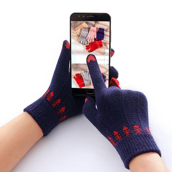 five fingers gloves 1 pair cute cat knitted plush thicken warm soft touch screen mittens for women winter, Blue;gray
five fingers gloves 1 pair cute cat knitted plush thicken warm soft touch screen mittens for women winter, Blue;gray