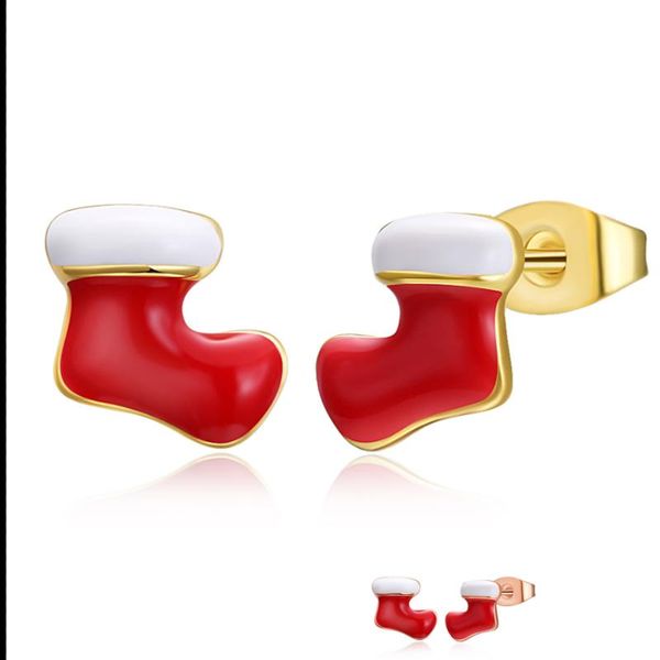stud pfhoo christmas earrings for women personality socks cute earring gold plate fashion jewelry gift to girlfriend, Golden;silver
stud pfhoo christmas earrings for women personality socks cute earring gold plate fashion jewelry gift to girlfriend, Golden;silver