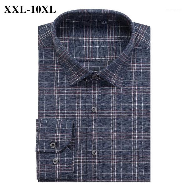 men's casual shirts 3-color men loose plus size plaid shirt classic style business long sleeve social male brand 6xl 7xl 8xl 9xl 10xl1, White;black
men's casual shirts 3-color men loose plus size plaid shirt classic style business long sleeve social male brand 6xl 7xl 8xl 9xl 10xl1, White;black