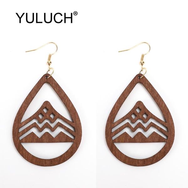 yuluch 2020 hollow wood water drop earrings fashion jewelry for lady party ethnic african mountain pattern long pendant earrings, Silver
yuluch 2020 hollow wood water drop earrings fashion jewelry for lady party ethnic african mountain pattern long pendant earrings, Silver