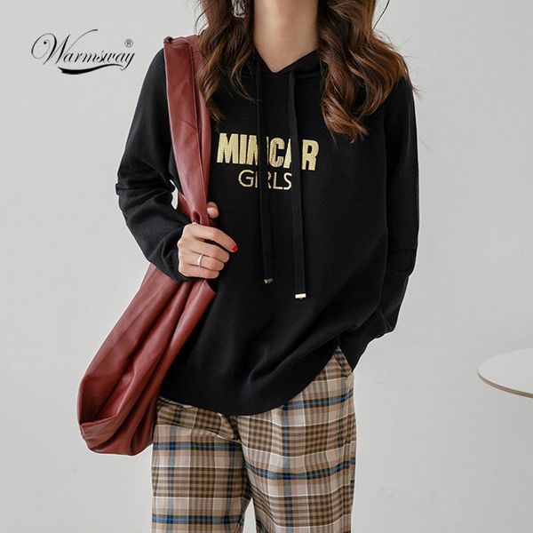 fashion woman sequined letter hooded sweater female long sleeve korean chic soft jumpers sweater ladies pull femme c-184 lj201114, White;black
fashion woman sequined letter hooded sweater female long sleeve korean chic soft jumpers sweater ladies pull femme c-184 lj201114, White;black