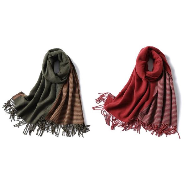 scarf for women fashion striped shawls and wrap lady bandana thick neck female foulard scarves, Blue;gray
scarf for women fashion striped shawls and wrap lady bandana thick neck female foulard scarves, Blue;gray