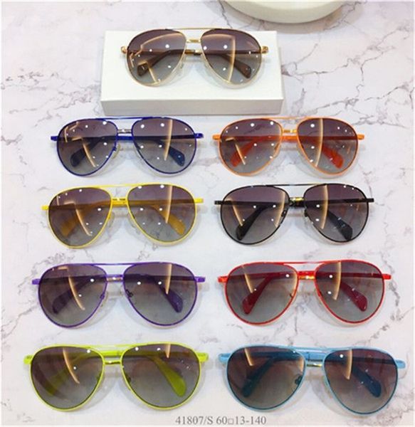 new popular design sunglasses 41807s pilot metal frame classic shape multiple colors available uv400 protective sunglasses, White;black
new popular design sunglasses 41807s pilot metal frame classic shape multiple colors available uv400 protective sunglasses, White;black