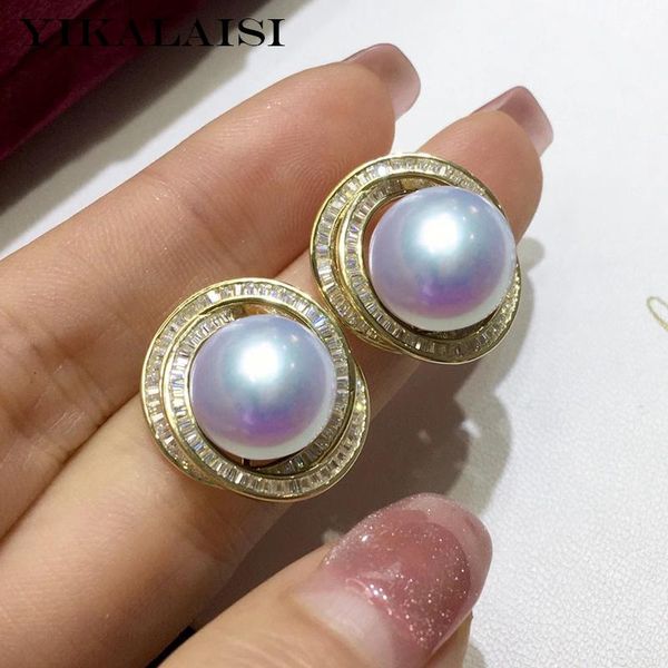 stud yikalaisi 925 sterling silver earrings jewelry for women 11-12mm big oblate natural freshwater pearl wholesales, Golden;silver
stud yikalaisi 925 sterling silver earrings jewelry for women 11-12mm big oblate natural freshwater pearl wholesales, Golden;silver
