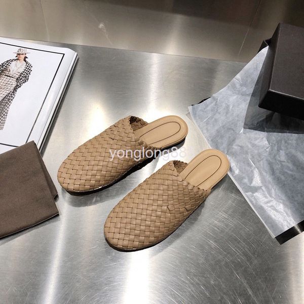 dress shoes summer round head sheepskin woven baotou semi slippers women wear casual flat shoes muller, Black
dress shoes summer round head sheepskin woven baotou semi slippers women wear casual flat shoes muller, Black