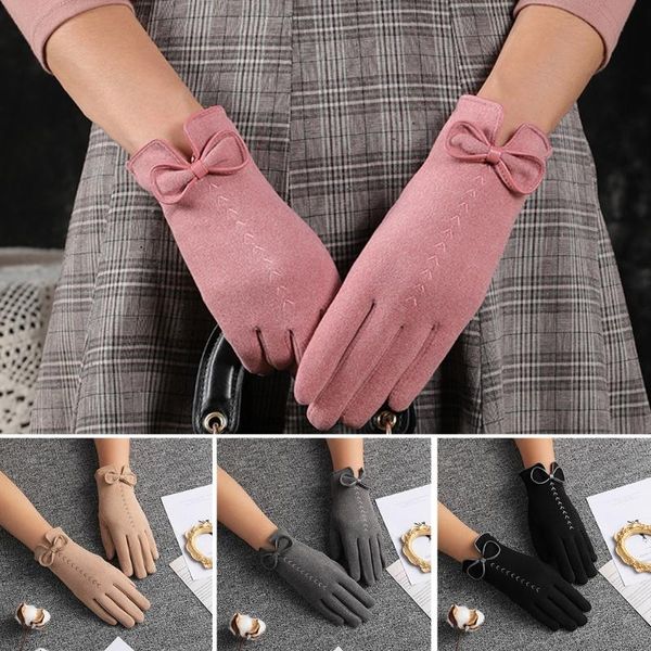 five fingers gloves women winter cute bowknot touch screen outdoor driving windproof thicken plush lined leaves embroidery mittens, Blue;gray
five fingers gloves women winter cute bowknot touch screen outdoor driving windproof thicken plush lined leaves embroidery mittens, Blue;gray