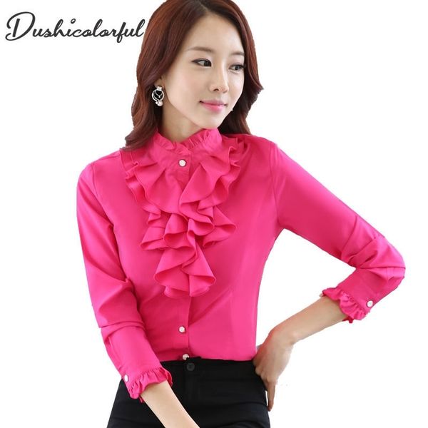 ruffle blouse women shirt temperament fashion formal long sleeve blouse white blouse camiseta mujer office plus size ladies y200422
ruffle blouse women shirt temperament fashion formal long sleeve blouse white blouse camiseta mujer office plus size ladies y200422