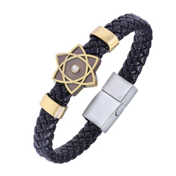 h&f anime naruto sasuke kaleidoscope sharingan woven leather men bracelet men jewelry boy gift cosplay bangles, Golden;silver
h&f anime naruto sasuke kaleidoscope sharingan woven leather men bracelet men jewelry boy gift cosplay bangles, Golden;silver
