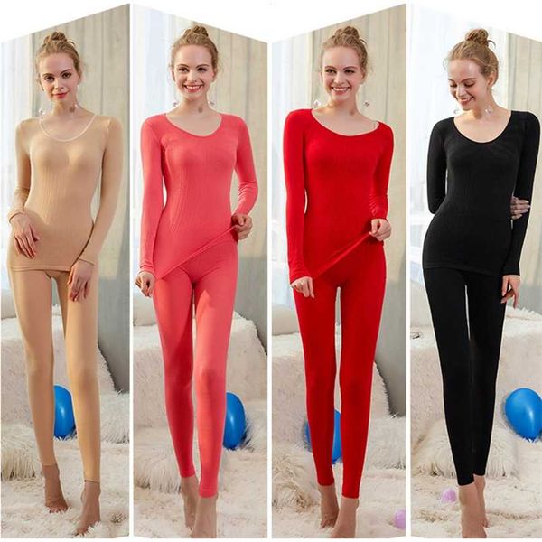 women's thermal underwear set pajama woman winter clothing warm suit long sleeve warm pants leggings thermo underwear 211221, Black;pink
women's thermal underwear set pajama woman winter clothing warm suit long sleeve warm pants leggings thermo underwear 211221, Black;pink
