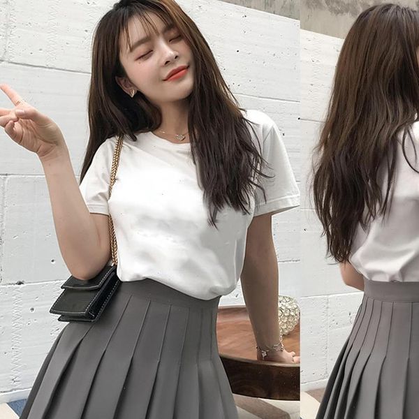 casual women solid color high waist flared pleated a line mini skater skirt perfect gifts for women, Black
casual women solid color high waist flared pleated a line mini skater skirt perfect gifts for women, Black