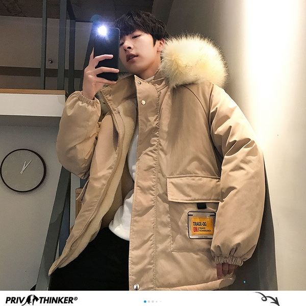 privathinker korean men's winter warm parka jackets thicken men casual oversized coats 5xl plus size man parkas clothing 201027, Black
privathinker korean men's winter warm parka jackets thicken men casual oversized coats 5xl plus size man parkas clothing 201027, Black
