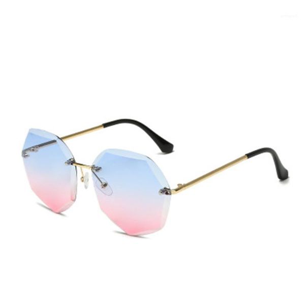 sunglasses frameless trimming fashion temperament ladies gradient ocean film transparent uv goggles women's glasses1, White;black
sunglasses frameless trimming fashion temperament ladies gradient ocean film transparent uv goggles women's glasses1, White;black