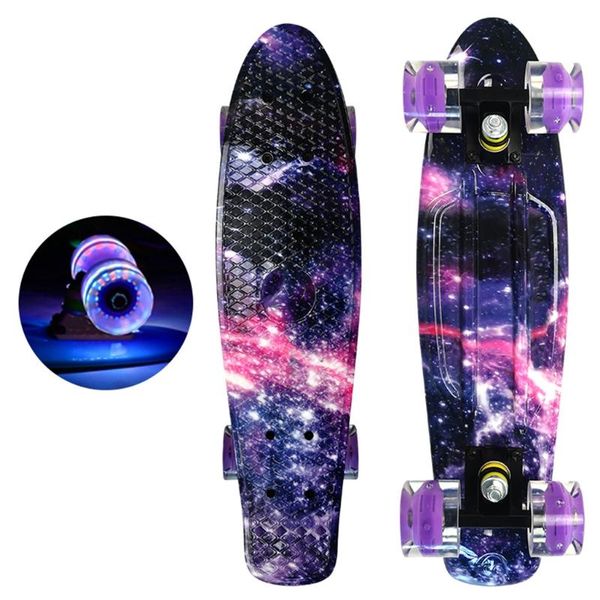 22in complete mini cruiser skateboard longboard flashing wheel fish skate board y4ub
22in complete mini cruiser skateboard longboard flashing wheel fish skate board y4ub