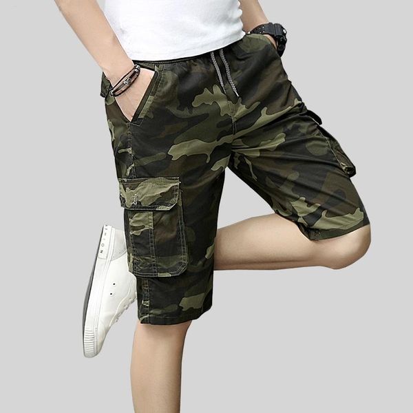men's shorts fashion camouflage men summer casual multi-pocket mens cargo sports male masculino elastic waist kk3005, White;black
men's shorts fashion camouflage men summer casual multi-pocket mens cargo sports male masculino elastic waist kk3005, White;black