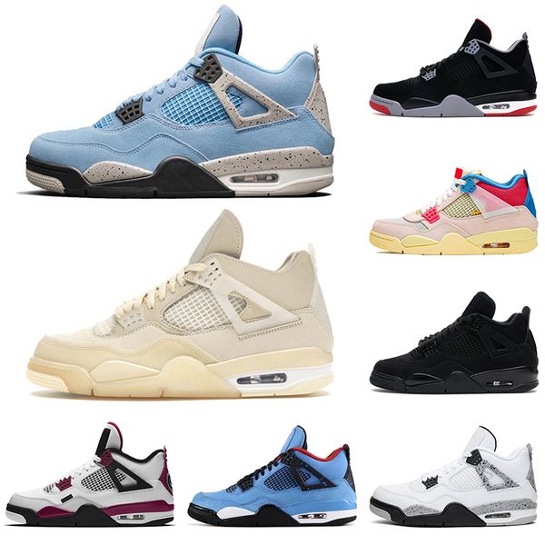 jumpman 4 4s basketball shoes 2021 university blue sail off mens womens bred union noir black cat sport sneakers size 13, White;red
jumpman 4 4s basketball shoes 2021 university blue sail off mens womens bred union noir black cat sport sneakers size 13, White;red