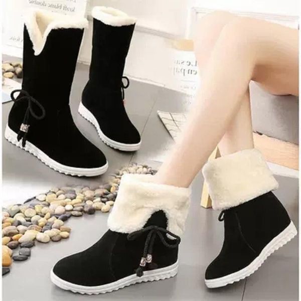 women boots non-slip waterproof winter ankle snow boots women platform winter shoes with thick fur botas mujer thigh high, Black
women boots non-slip waterproof winter ankle snow boots women platform winter shoes with thick fur botas mujer thigh high, Black