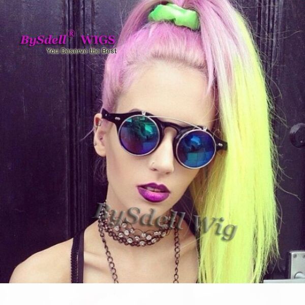 long straight hair lace front wig full lace wig lady gaga heat resistant hair beauty pastel purple pink ombre bright yellow color wigs, Black
long straight hair lace front wig full lace wig lady gaga heat resistant hair beauty pastel purple pink ombre bright yellow color wigs, Black