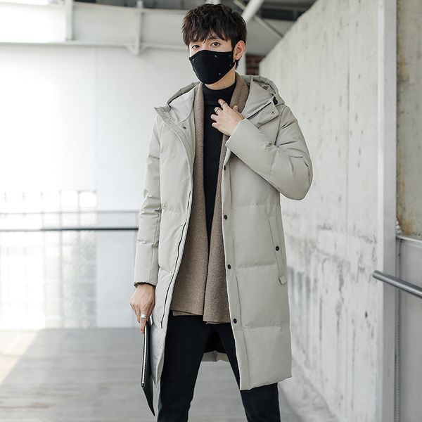 winter new style hooded down jacket men's long and handsome young college students cold proof warm coat fashion q1209, Black
winter new style hooded down jacket men's long and handsome young college students cold proof warm coat fashion q1209, Black