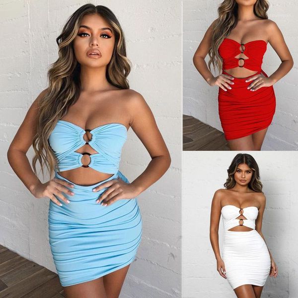 strapless party dress women bodycon clubwear min1, White;black
strapless party dress women bodycon clubwear min1, White;black