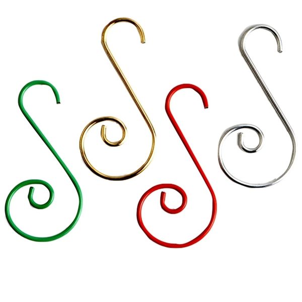 4 colors ornament hooks s-shaped flower hook perfect for christmas tree decorations (80 pcs ) 50mm
4 colors ornament hooks s-shaped flower hook perfect for christmas tree decorations (80 pcs ) 50mm