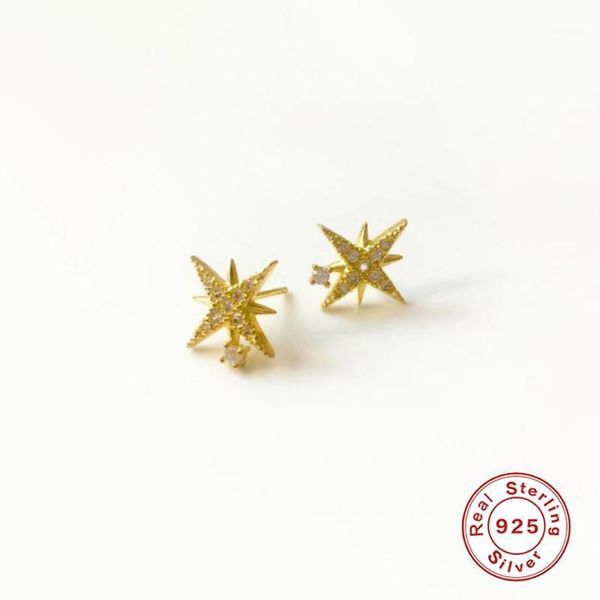 stud boako 100% 925 sterling silver earrings for women geometric bling star zircon earings fine jewelry oorbellen pendientes w51, Golden;silver
stud boako 100% 925 sterling silver earrings for women geometric bling star zircon earings fine jewelry oorbellen pendientes w51, Golden;silver