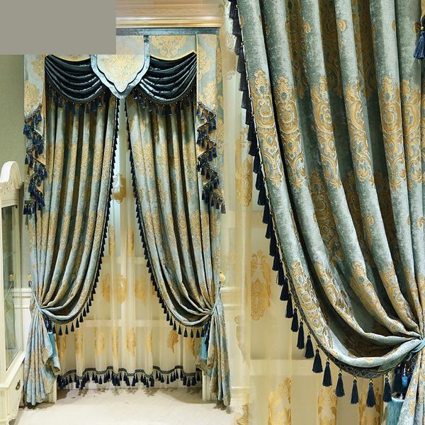 simple european high-grade product customization luxurious room curtains jacquard superb process cloth curtain valance e486
simple european high-grade product customization luxurious room curtains jacquard superb process cloth curtain valance e486