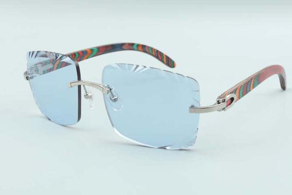 2021 style selling direct sales high-quality cutting lens sunglasses 3524020, peacock wooden temples glasses, size: 58-18-135mm, White;black
2021 style selling direct sales high-quality cutting lens sunglasses 3524020, peacock wooden temples glasses, size: 58-18-135mm, White;black