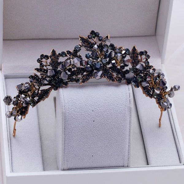 hair clips & barrettes diezi baroque black crystal beads bridal tiaras crown rhinestone diadem pageant veil tiara headbands wedding accessor, Golden;silver
hair clips & barrettes diezi baroque black crystal beads bridal tiaras crown rhinestone diadem pageant veil tiara headbands wedding accessor, Golden;silver
