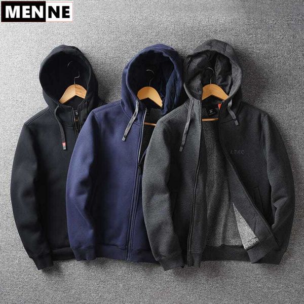 menne men clothing men hoodie 100% cotton hoodie zipper coat mens winter warm jacket flocking mens jackets, Black
menne men clothing men hoodie 100% cotton hoodie zipper coat mens winter warm jacket flocking mens jackets, Black