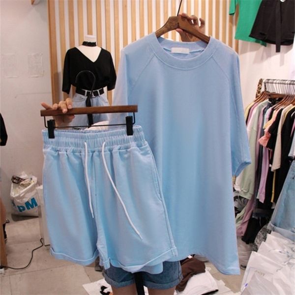 korean raglan sleeves oversize women 2-piece suit o neck flanging shorts elastic female streetwear summer ladies casual sets t200701, White
korean raglan sleeves oversize women 2-piece suit o neck flanging shorts elastic female streetwear summer ladies casual sets t200701, White