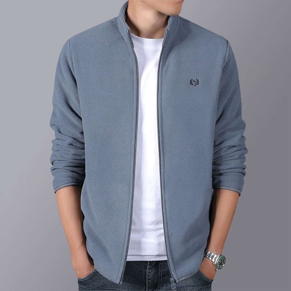 2020 sweater casual standing collar fleece imitation jacket coat men's sports cardigan autumn and winter, Gray
2020 sweater casual standing collar fleece imitation jacket coat men's sports cardigan autumn and winter, Gray